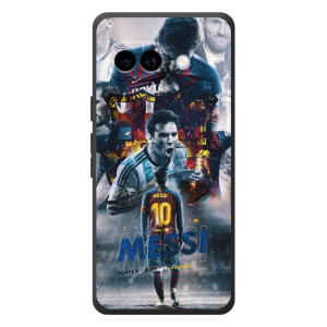 Чехол Месси футболист для Google Pixel 10a – Коллаж Месси