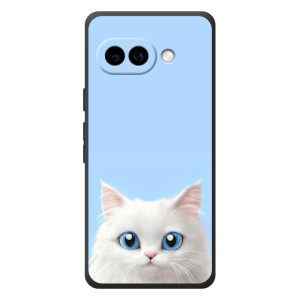 Чехол на тематику: Коты для Google Pixel 10a (Белый кот)