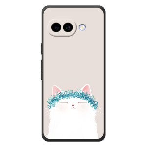 Чехол на тематику: Коты для Google Pixel 10a (Белый котик)