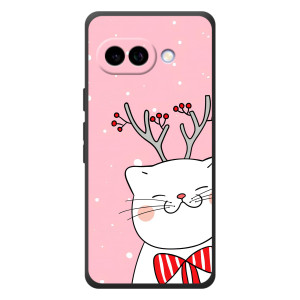 Чехол на тематику: Коты для Google Pixel 10a (Зимний кот)