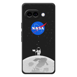 Силиконовый бампер с принтом "Наса" на Google Pixel 10a – Космонавт NASA