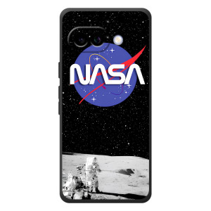 Силиконовый бампер с принтом "Наса" на Google Pixel 10a – Nasa на луне