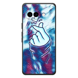Чехол с принтом для Google Pixel 10a (AlphaPrint - Знак сердечка)
