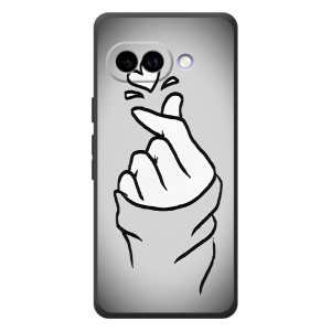 Чехол с принтом для Google Pixel 10a (AlphaPrint - Знак сердечка)