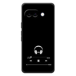 Чехол с картинками на черном фоне для Google Pixel 10a – Плеер