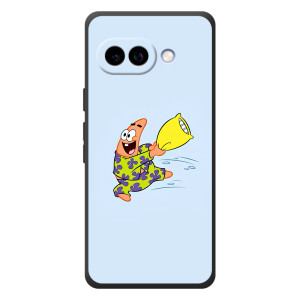 Чехол с картинкой Патрик на Google Pixel 10a (Патрик с подушкой)