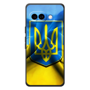 Чехол с картинкой (Патриотический ГЕРБ) на Google Pixel 10a – Герб и Флаг Украины