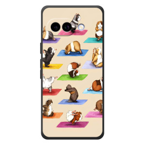 Чехол с Прикольным принтом на Google Pixel 10a – Ёга свинок
