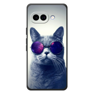 Чехол с принтом для Google Pixel 10a (AlphaPrint) Модные коты