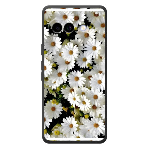 Чехол с ромашками на Google Pixel 10a – Рамка в ромашках
