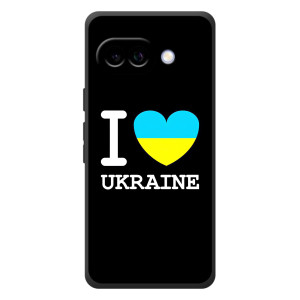 Чехол с Украинской символикой на Гугл Пиксель 10а – I Love Ukraine