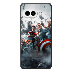 Чехол Супергерои Марвел на Гугл Пиксель 10а (Команда марвел)