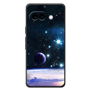 Чехол (ТПУ) с планетами на Google Pixel 10a – Космический вид