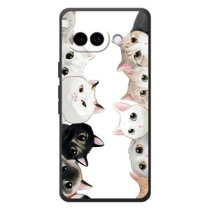 Чехол с милыми котиками на Google Пайкл 10а – Черно-белые котики