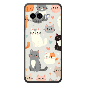 Чехол с рисунком кот на Google Pixel 10a