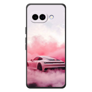 Чехол с авто Порше для Google Pixel 10a – Розовый Порше
