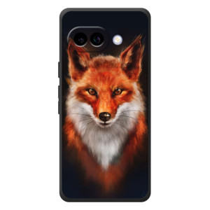 Чехол с принтом лисички на Google Пайкл 10а – Лиса на черном