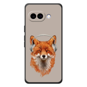 Чехол с принтом лисички на Google Пайкл 10а – Лиса в наушниках