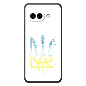 Чехол с украинским гербом на Google Pixel 10a – Герб с гимном Украины