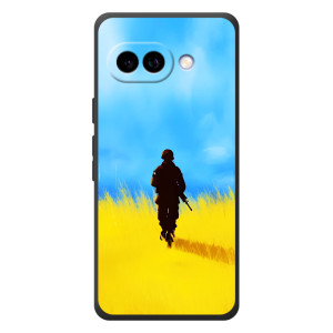 Патриотические Чехлы для Гугл Пиксель 10а (Солдат в поле)