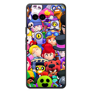 Силиконовый Чехол на Google Pixel 10a с картинкой Brawl Stars – Персонажи