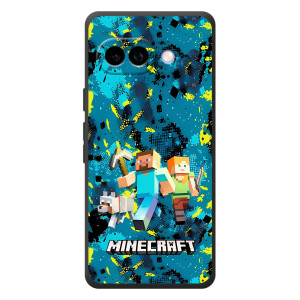 Чехлы для Google Pixel 10a (Персонажи Майн Крафт) (Майнкрафт)