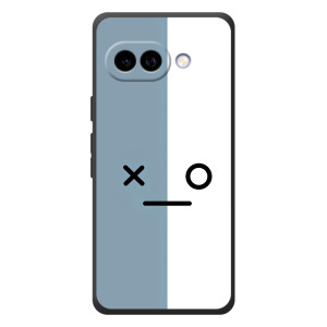 Силиконовые Чехлы (смешные стикеры) для Google Pixel 10a – Серо-белый