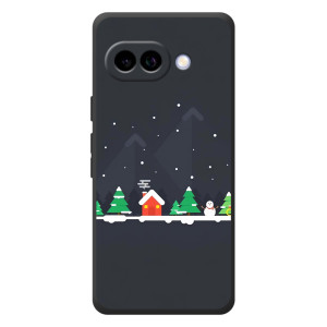 Силиконовый бампер на рождество для Google Pixel 10a – Город зимний