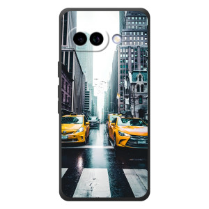 Силиконовый бампер (Работники) на Google Pixel 10a – Такси