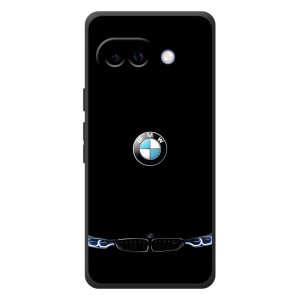 Силиконовый бампер с картинкой машины на Google Pixel 10a – Черный BMW