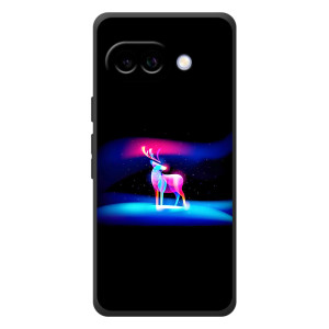 Силіконовий бампер з картинкою звірів для Google Pixel 10a – Яскравий олень
