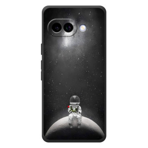 Силиконовый Чехол с принтом "Космонавты" на Google Pixel 10a – Космонавт романтик