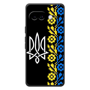 Силиконовый Чехол на Google Pixel 10a – Герб и вышыванка