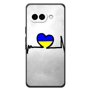 Силіконовий Чохол  на Google Pixel 10a (Я-Україна) – Українська кардіограма