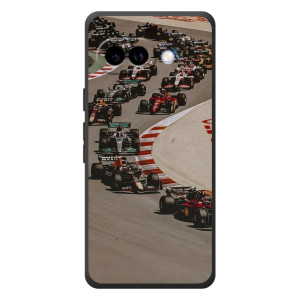 Чехол с прнтом Формула 1 на Google Pixel 10a – Боліди на трасі