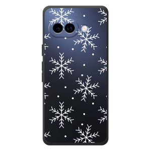 Зимние Чехлы для Гугл Пиксель 10а - прозрачный фон