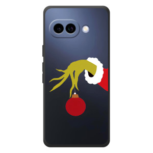 Зимние Чехлы для Гугл Пиксель 10а - прозрачный фон