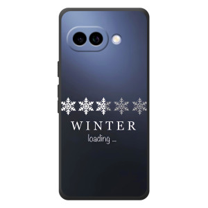 Зимние Чехлы для Гугл Пиксель 10а - прозрачный фон