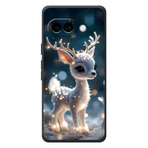 Яркий чехол для Google Pixel 10a с Зимними Оленятами