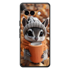 Друкований чохол 'Звірята з кавою' для Google Pixel 10a (Гризунчик з кавою)