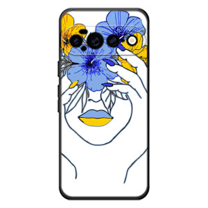 Чехол на Google Pixel 11 Pro XL Украинский дизайн (Украинка на всю голову)