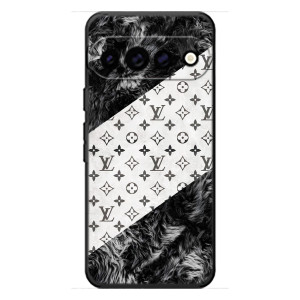 Чехол Стиль Louis Vuitton на Google Pixel 11 Pro XL – LV на белом