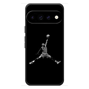 Силиконовый Чехол Nike Air Jordan на Гугл Пиксель 11 Про ХЛ (Джордан)