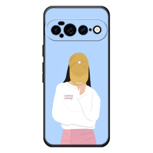 Силиконовый Чехол на Google Pixel 11 Pro XL с картинкой Стильных Девушек (Желтая кепка)