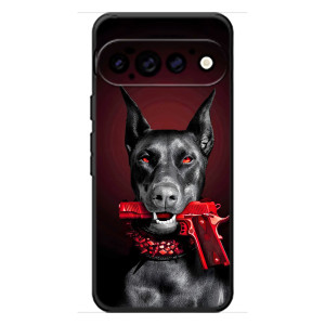 Чохол ДОБЕРМАН  для Google Pixel 11 Pro (Доберман злий)