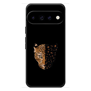 Чохол з леопардовим принтом на Google Pixel 11 Pro – Леопард на чорному