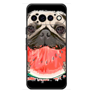 Чохол (ТПУ) Милі песики для Google Pixel 11 Pro – Смішний Мопс