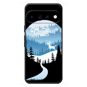 Силиконовый бампер на рождество для Google Pixel 11 Pro (Рождественский Олень)