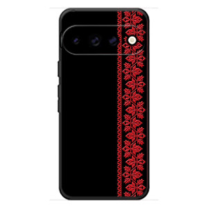 Силіконовый Чохол на Google Pixel 11 Pro (Червона вишиванка)