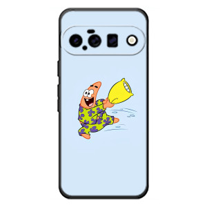 Чехлы с Патриком на Google Pixel 11 – Патрик с подушкой